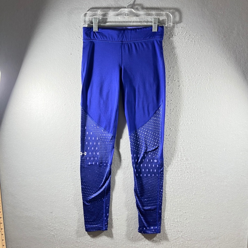 963 | Under Armour ColdGear Compression‎ Baselayer Leggings Blue Womens Small